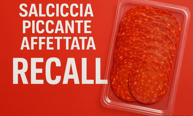 Salsiccia Piccante Affettata Rückruf