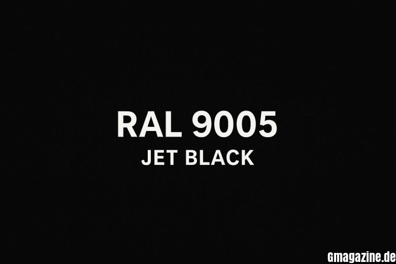 What Is RAL 9005? Color Data & Appearance