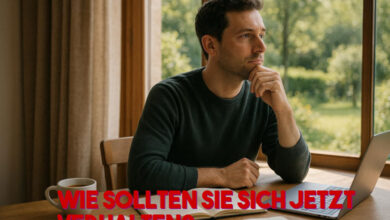 Wie sollten Sie sich jetzt verhalten?