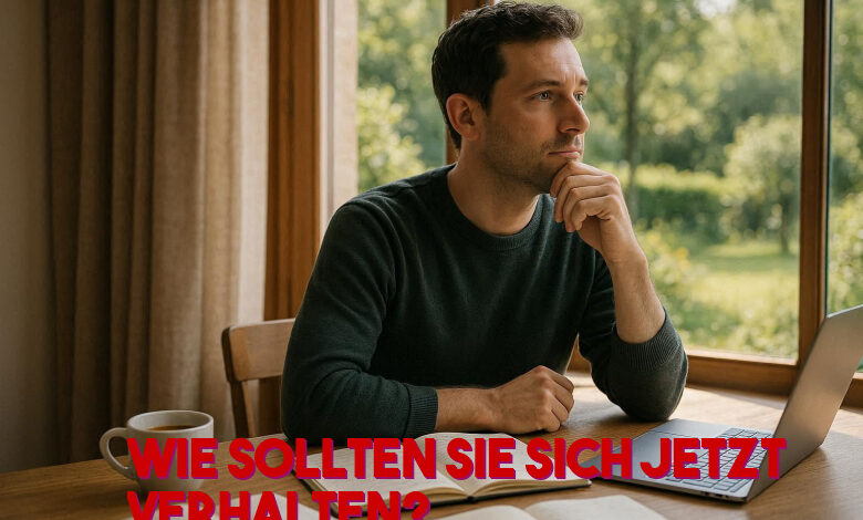 Wie sollten Sie sich jetzt verhalten?
